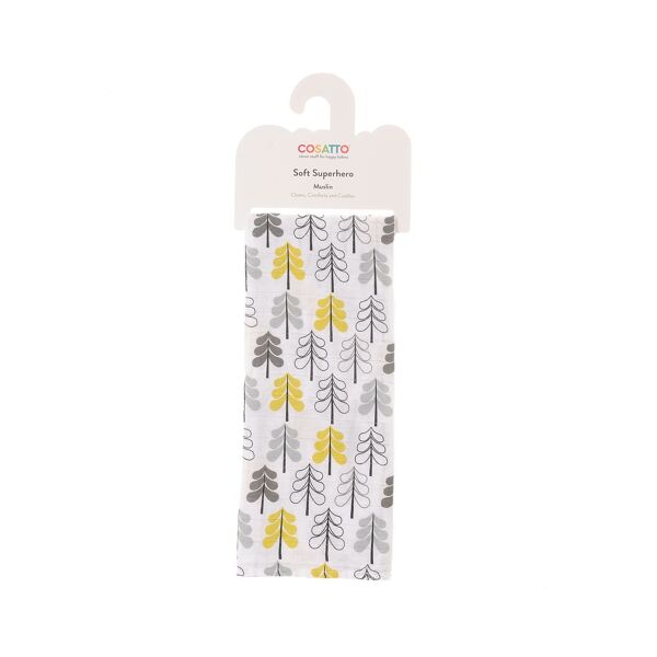 Ziggle Soft Superhero Cotton Muslin-Fika Forest