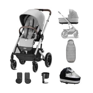 Cybex Balios S Lux Silver Frame 8 Piece Bundle-Lava Grey