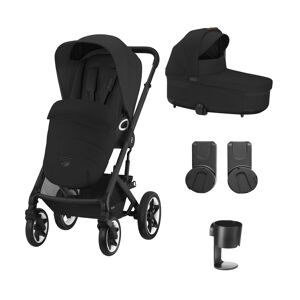 Cybex Talos S Lux Black Frame 8 Piece Bundle-Moon Black
