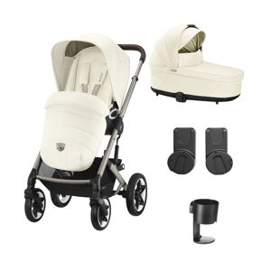 Cybex Talos S Lux Silver Frame 8 Piece Bundle-Seashell Beige