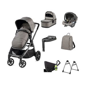 Peg Perego Ypsi 10 Piece I-Size Travel System Bundle-City Grey