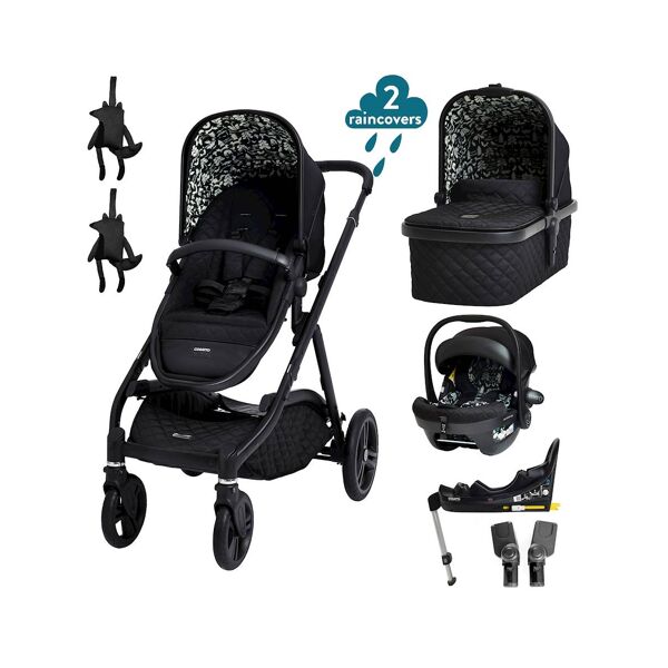 Cosatto Wow XL Car Seat and i-size Base Bundle-Silhouette
