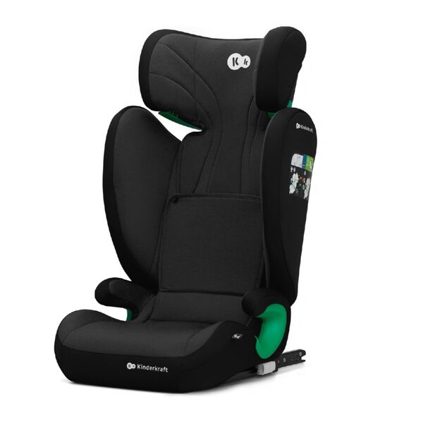 Kinderkraft Junior Fix 2 Group 2/3 I-size Car Seat-Black