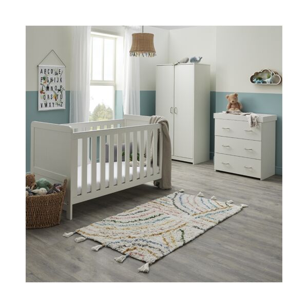 Babymore Caro 3 Piece Roomset-White Wash
