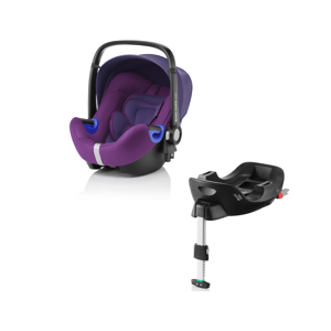Britax Baby Safe i-Size Car Seat + Base Bundle-Mineral Purple