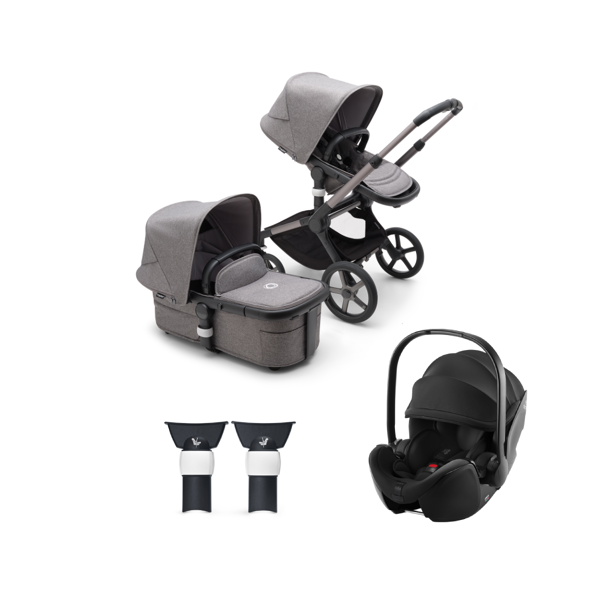 Bugaboo Fox 5 (Baby Safe 5Z) Travel System Bundle - Graphite/Gre