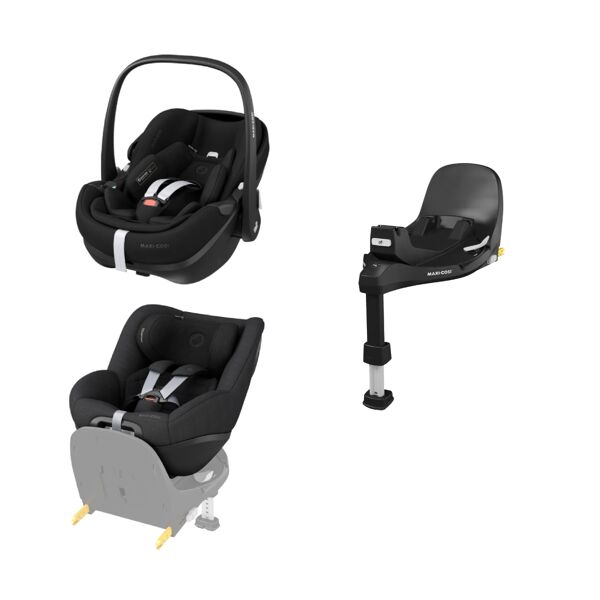 Maxi Cosi 360 Family PRO Bundle-Essential Black
