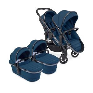 iCandy Peach 7 Twin Pushchair Bundle-Cobalt