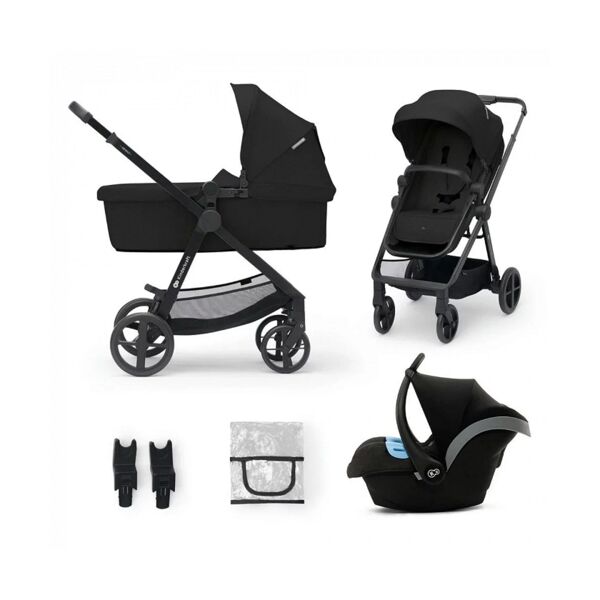 Kinderkraft Newly 3in1 Travel System-Classic Black