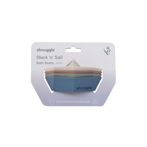 Shnuggle Set of 4 Stack n Sail Bath Boat Toys