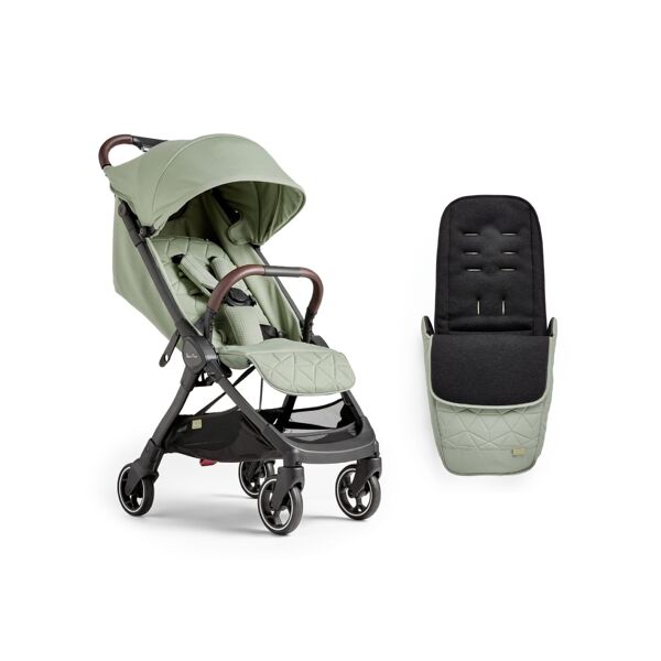 Silver Cross Clic Stroller + Footmuff Bundle-Sage