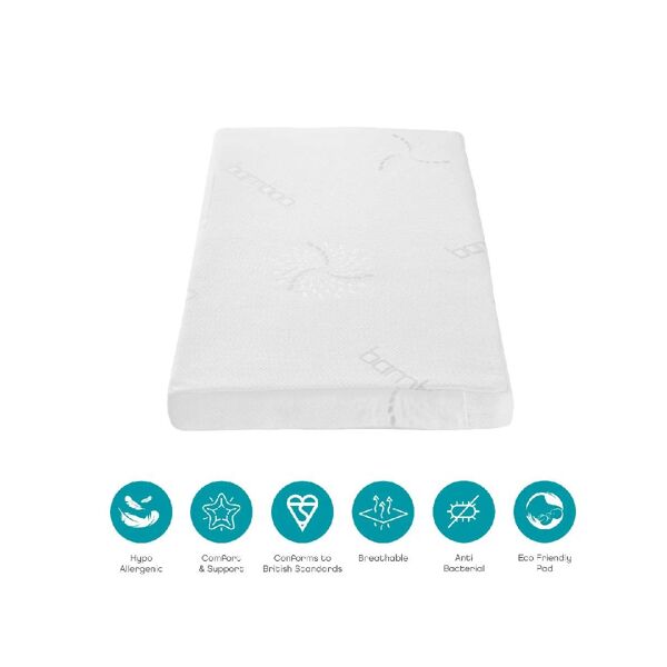 Tutti Bambini Natural Coir Fibre Cot Mattress (70 x 140 cm)