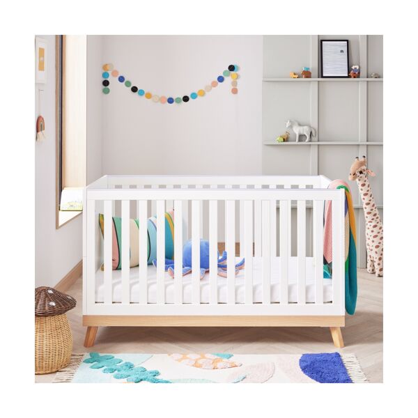 Babymore Mona Cot Bed - White
