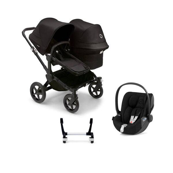 Buagboo Donkey 5 Duo (Cloud Z) Travel System Bundle-Black/Midnig
