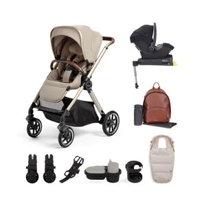 Silver Cross Reef Pushchair & Ultimate Pack - Stone