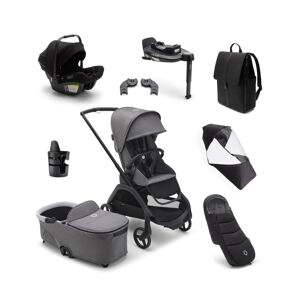 Bugaboo Dragonfly Ultimate Travel System Bundle - Graphite/Grey