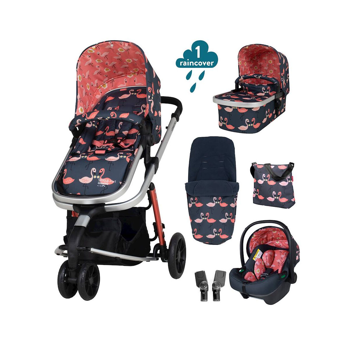 Cosatto flamingo best sale travel system