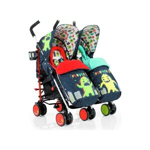 Cosatto Supa Dupa Twin Stroller - Monster Arcade (CL)