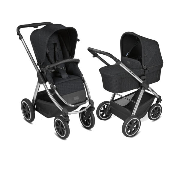 ABC Design Samba Diamond Edition 2in1 Pram System - Black Dots (