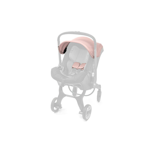Doona Canopy & Shoulder Pads Set - Blush Pink (CL)