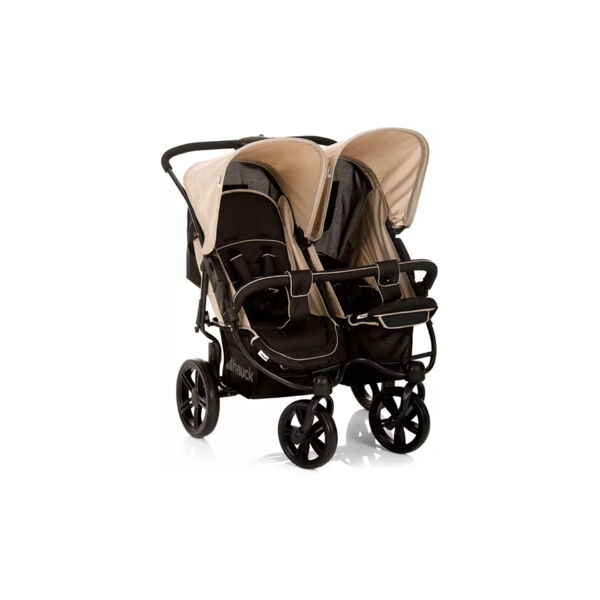 Hauck Roadster Duo SLX Double Pushchair - Caviar/Almond (CL)