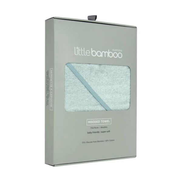 Little Bamboo Hooded Towel - Whisper (CL)