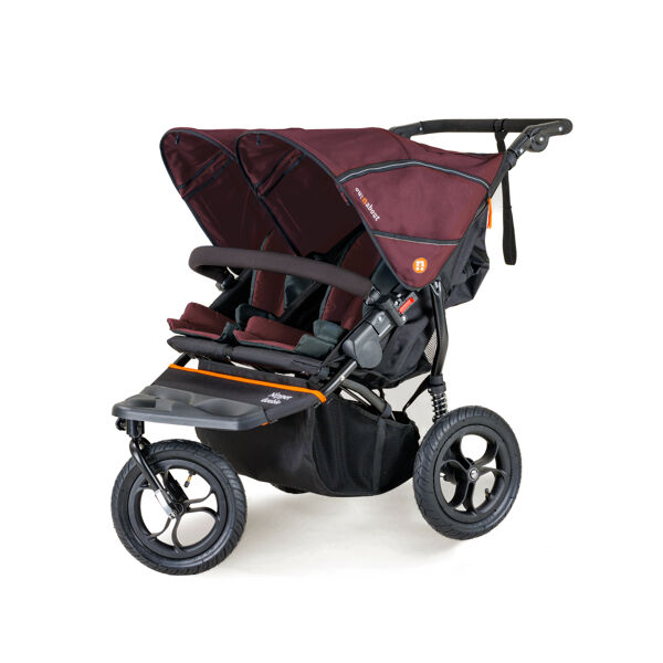 Out n About Nipper Double V5 Stroller-Brambleberry Red