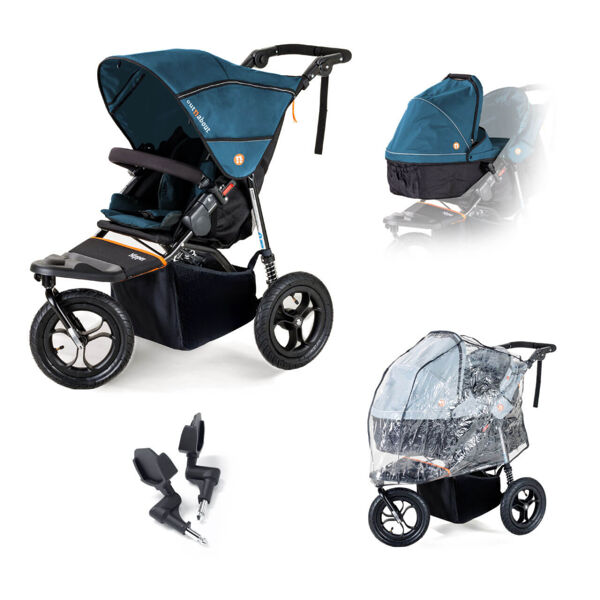 Out n About Nipper Single V5 New Starter Bundle-Highland Blue