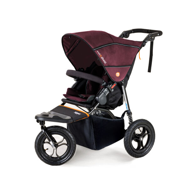 Out n About Nipper Single V5 Stroller-Brambleberry Red