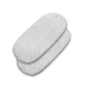 ClevaMama Pack of 2 Jersey Cotton Fitted Moses & Pram Sheets - M