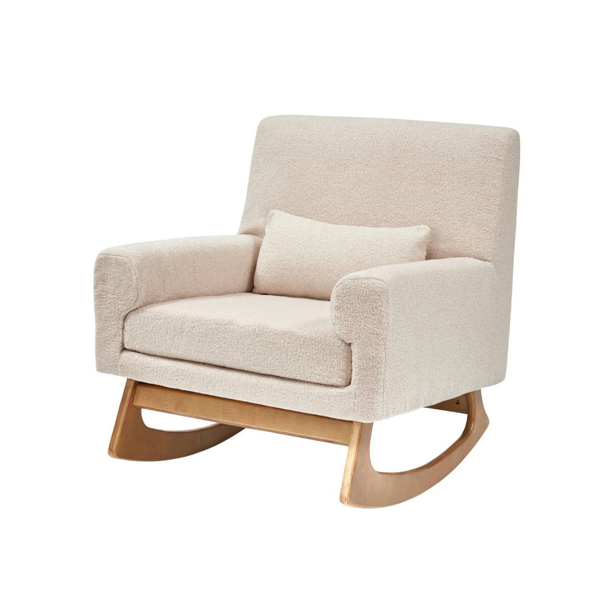 Gaia Serena Boucle Rocking/Feeding Chair - Biscuit Boucle/Oak ...