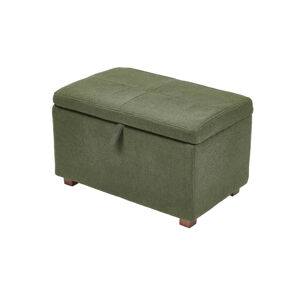Gaia Serena Footstool - Forest Boucle/Walnut