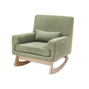 Gaia Serena Rocking/Feeding Chair - Sage Boucle/Oak