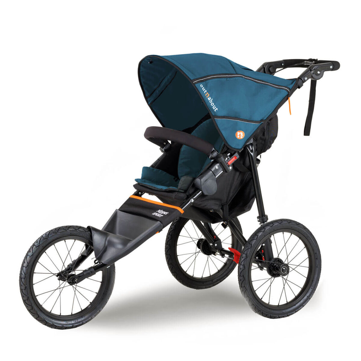 Out n About Nipper Sport Single V5 Stroller-Highland Blue - Everything Baby