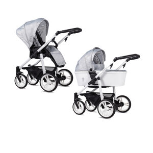 Venicci Pure 2.0 with White Chassis 2in1 Travel System – Cloud