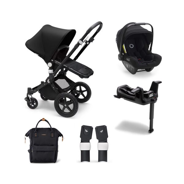 Bugaboo Cameleon 3 7 Piece Travel System Bundle - Black/Black (E