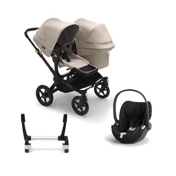 Bugaboo Donkey 5 Duo (Cloud T) Travel System Bundle - Black/Dese