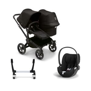 Bugaboo Donkey 5 Duo (Cloud T) Travel System Bundle - Black/Midn