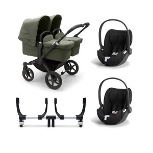 Bugaboo Donkey 5 Twin (Cloud T) Travel System Bundle - Black/For