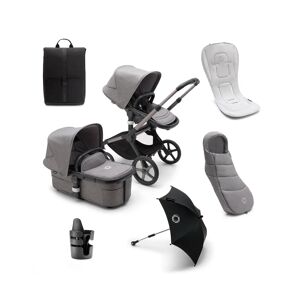 Bugaboo Fox 5 Essential Pushchair Bundle - Graphite/Grey Melange
