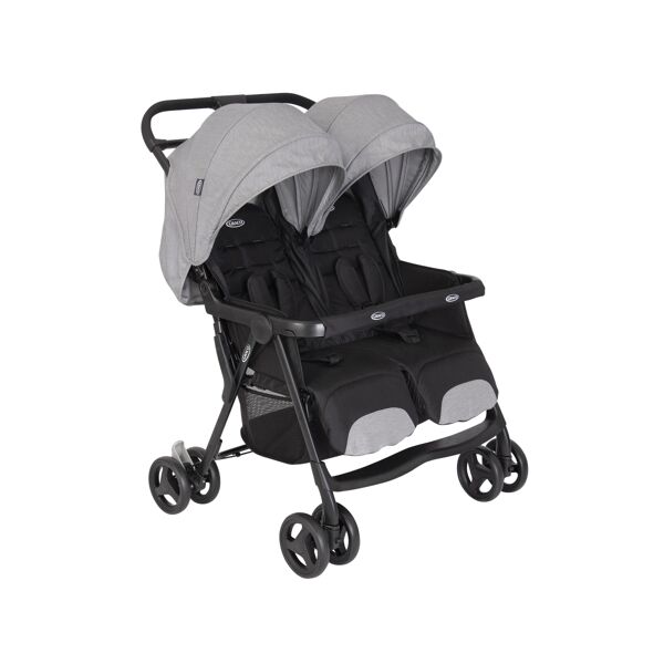 Graco DuoRider Twin Pushchair - Steeple Grey