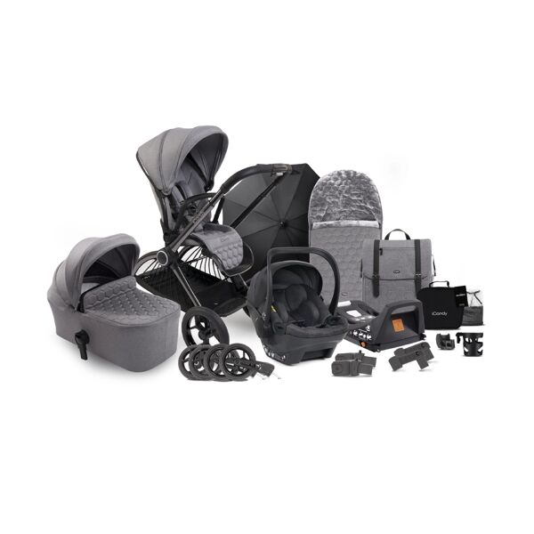 iCandy Core Complete Cocoon & Base Bundle - Light Grey