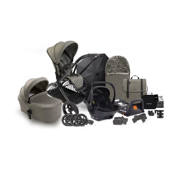 iCandy Core Complete Cocoon & Base Bundle - Light Moss