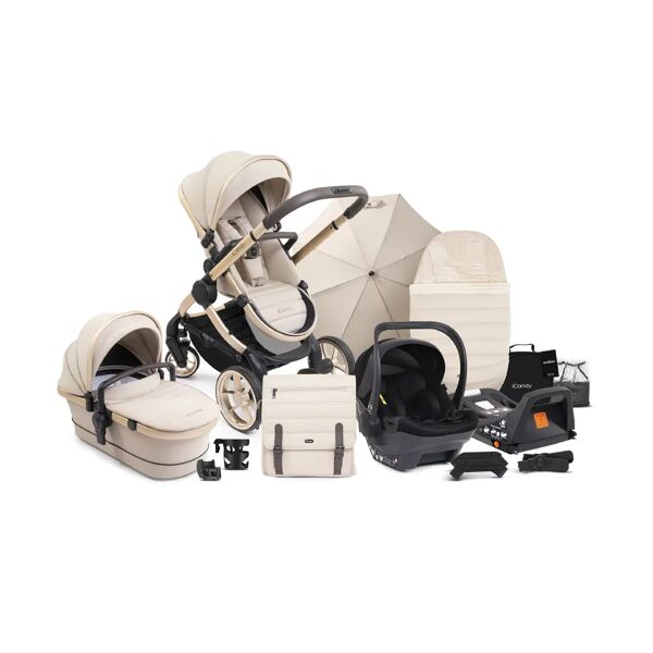 iCandy Peach 7 Complete Cocoon & Base Bundle - Biscotti/Black