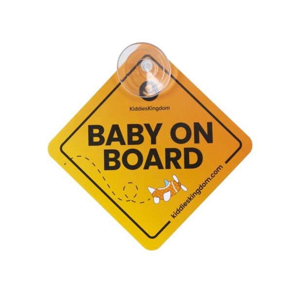 Kiddies Kingdom Baby On Board Sign-Plane