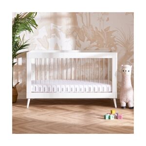 Obaby Maya Cot Bed - White/Acrylic