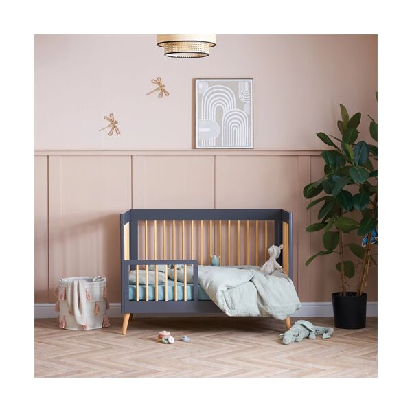 Obaby Maya Mini Cot Bed - Slate/Natural