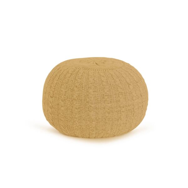 Tutti Bambini Knitted Pouffe Footstool - Ochre