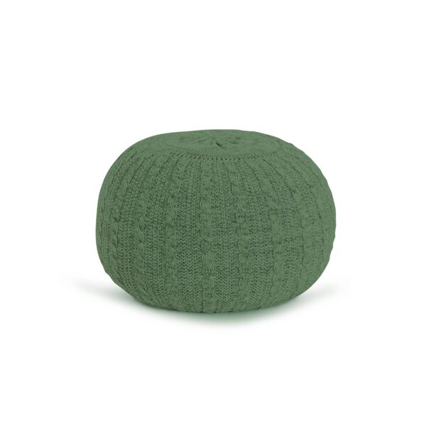 Tutti Bambini Knitted Pouffe Footstool - Sage Green