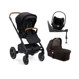Nuna Mixx Next (Cloud T) 5 Piece Travel System Bundle - Caviar